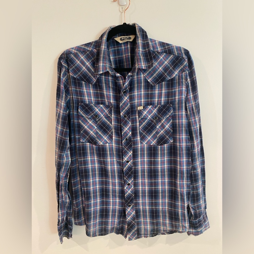 Salt Valley Western Shirt, Size M/L
